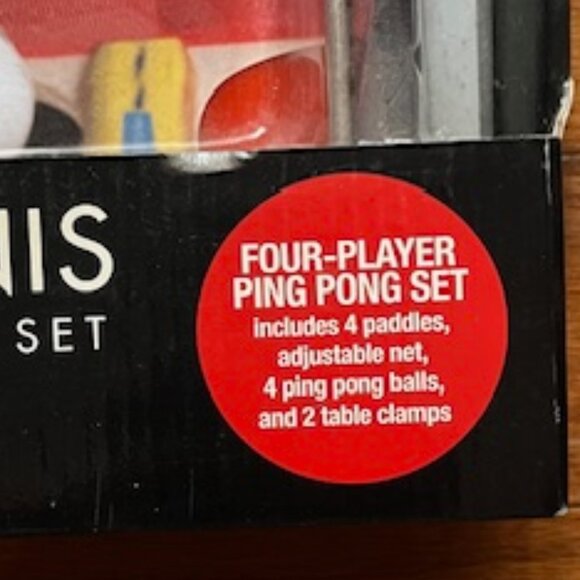 Protocol Travel Table Tennis 4 Player Set - Picture 4 of 12